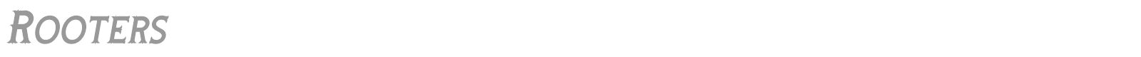 Rooters font preview